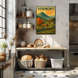 Vermont Scenic Charm Wall Art Print