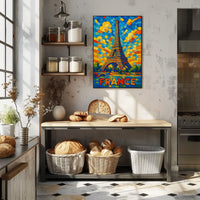 Vibrant France Poster