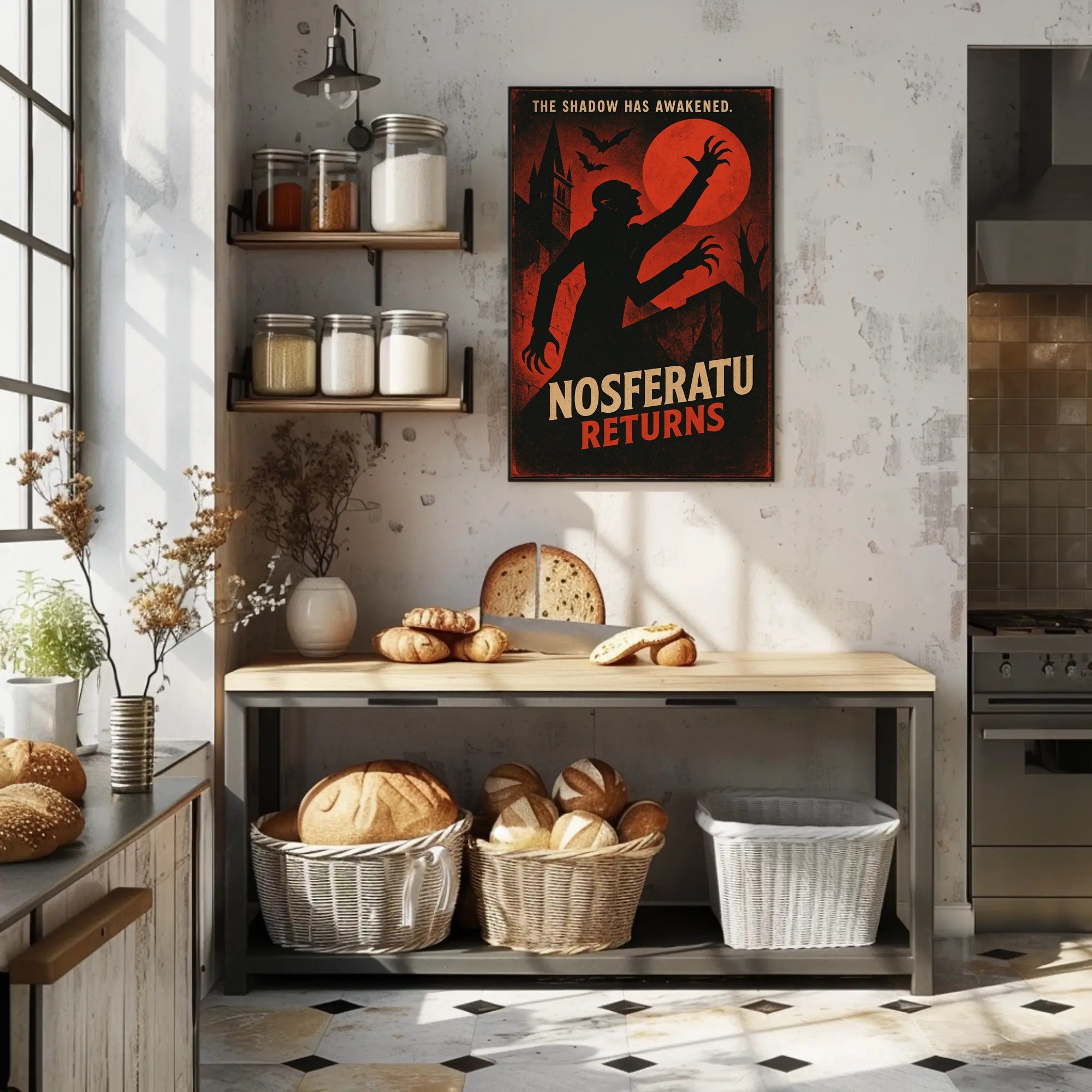 Nosferatu Eerie Gothic Horror Art Print Fantasy or Mythology Poster