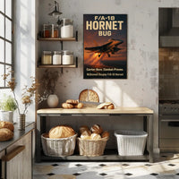 F/A-18 Hornet Takes Flight - Poster
