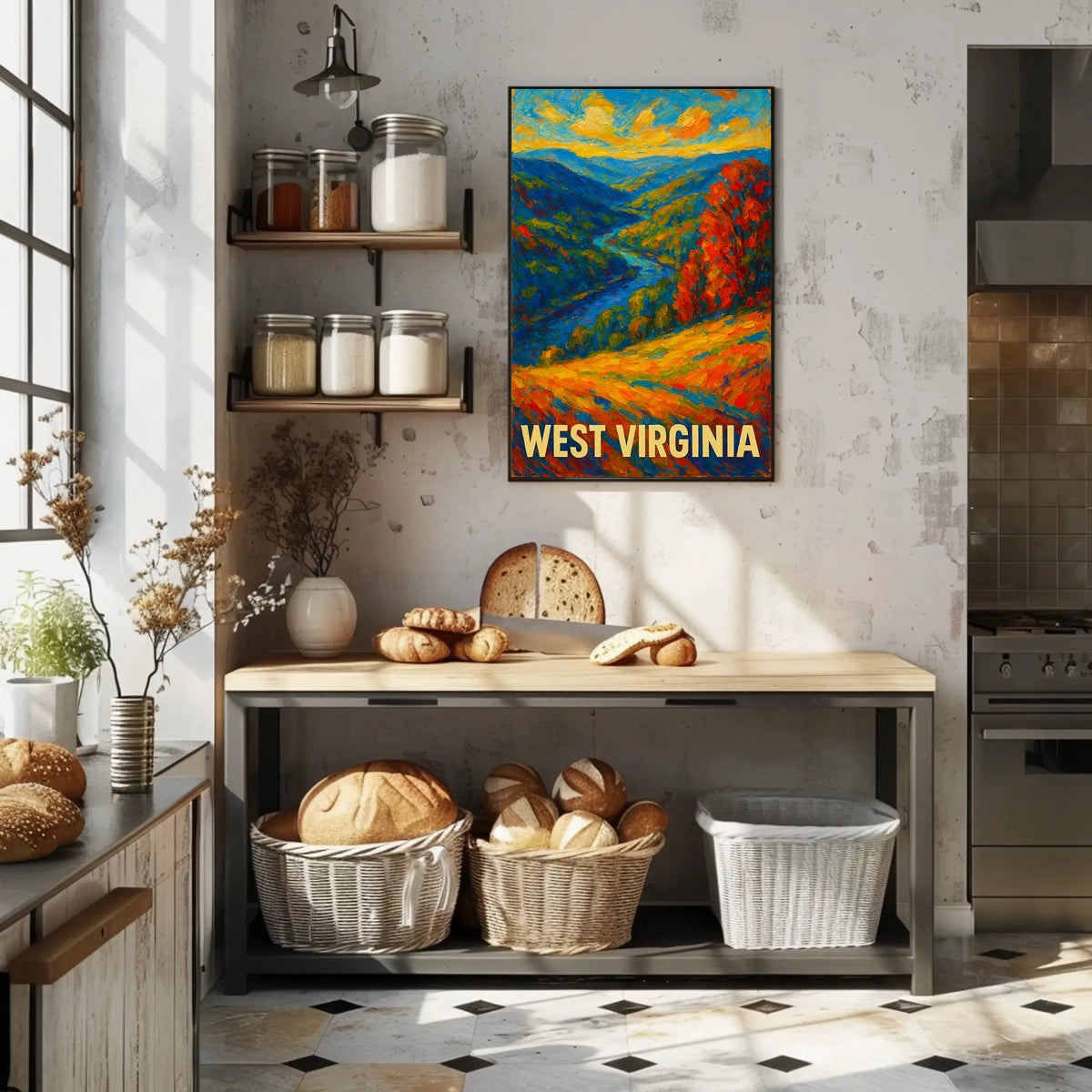 West Virginia Landscape Poster