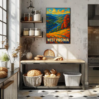 West Virginia Landscape Poster