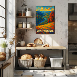 West Virginia Landscape Poster