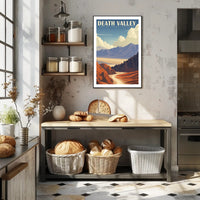 Death Valley Travel Poster Vintage National Park Print