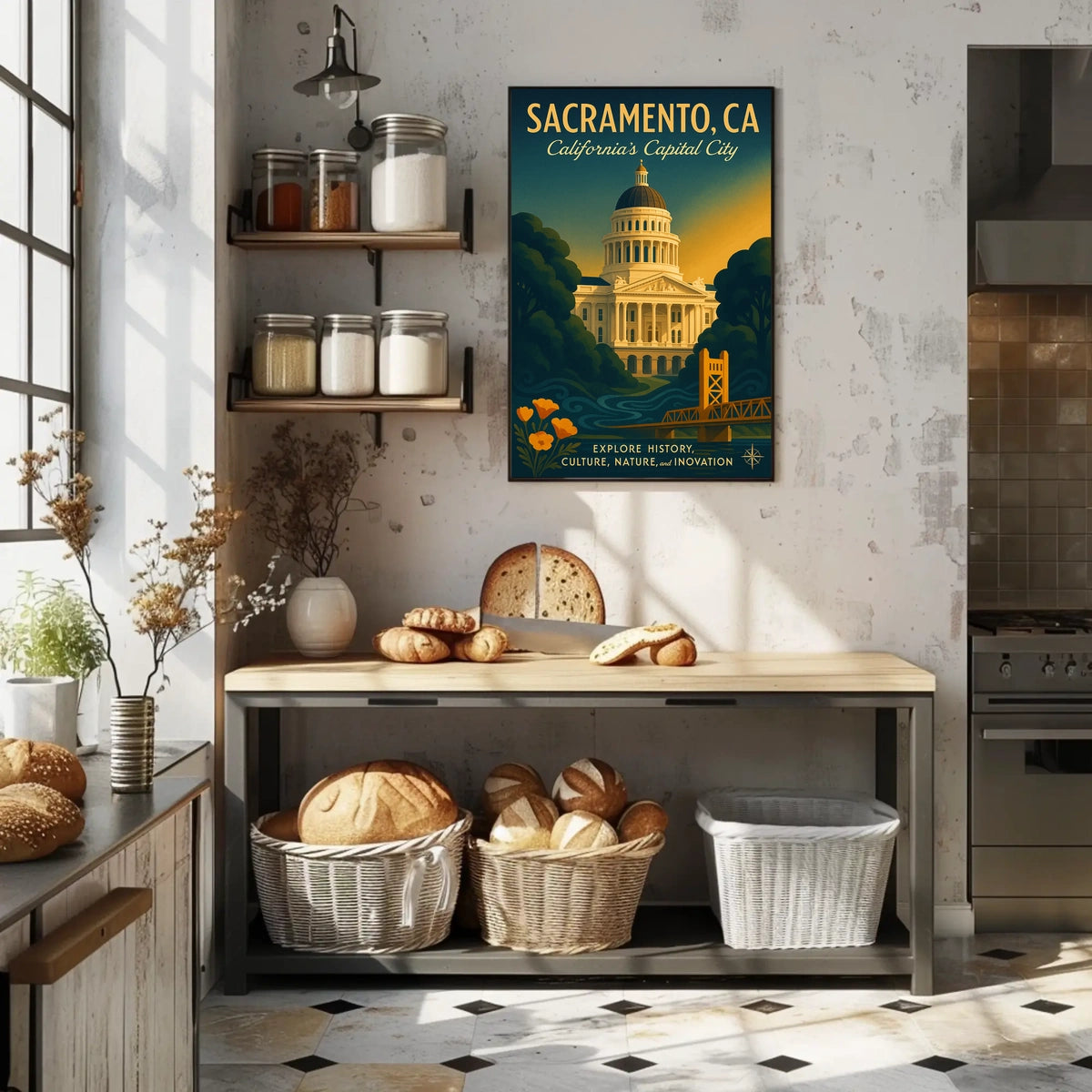 Discover Sacramento Poster