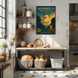 Discover Sacramento Poster