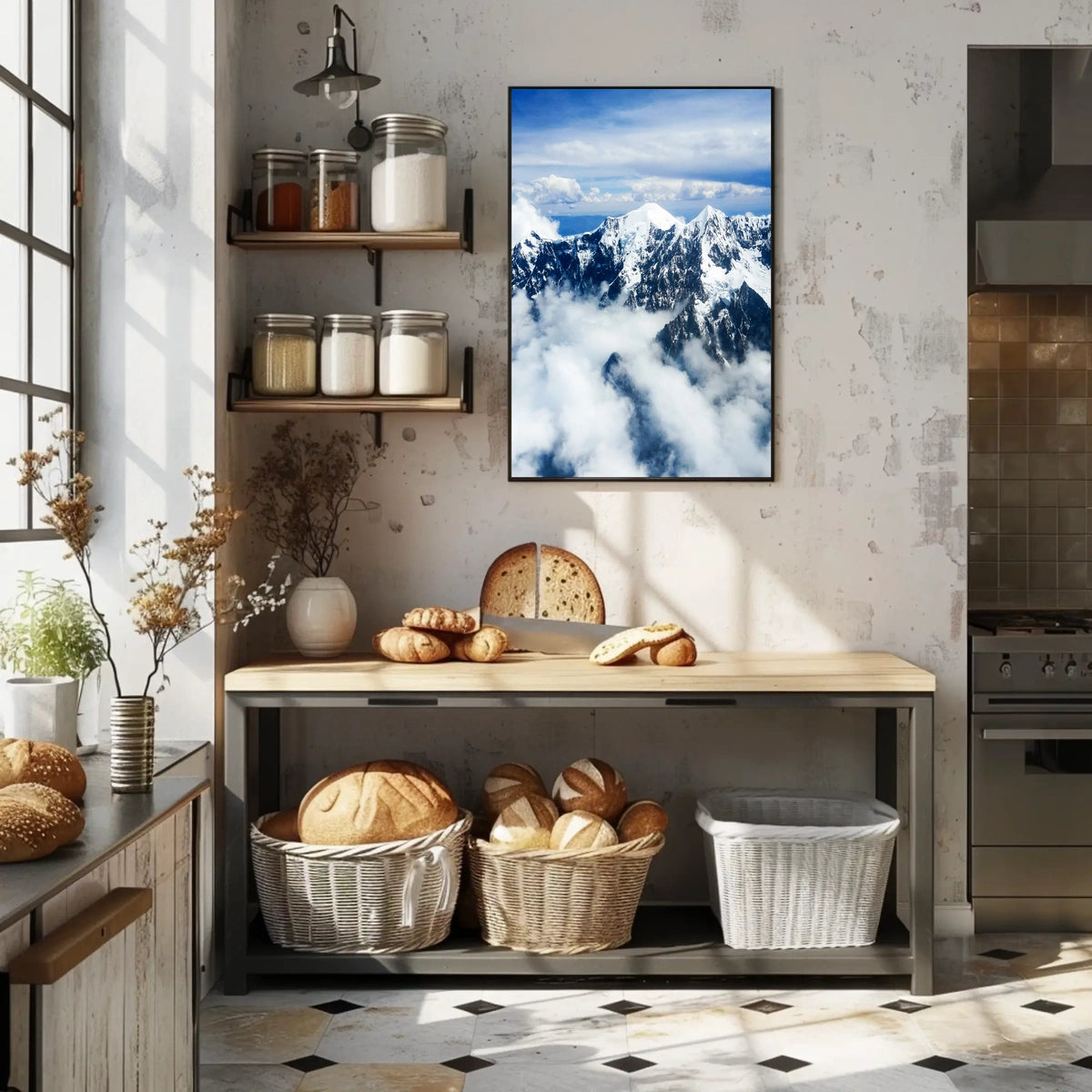 Majestic Mountain Peaks Poster
