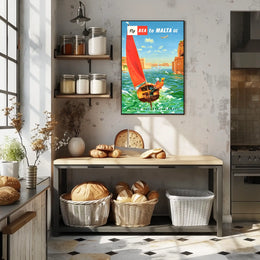 Fly Bea To Malta Poster