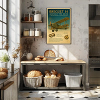 Legend of the Skies Breguet 14 Poster PosterGoat