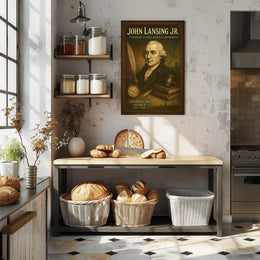 John Lansing Jr. A Luminary of Early American Jurisprudence Poster