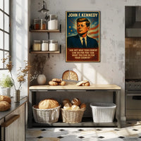 American History Icon Patriotic Vintage Poster Print