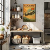 IL-28 Beagle Soaring Through History Poster