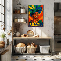 Vibrant Brazil Celebration Poster
