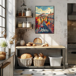 Athens in Autumn Poster