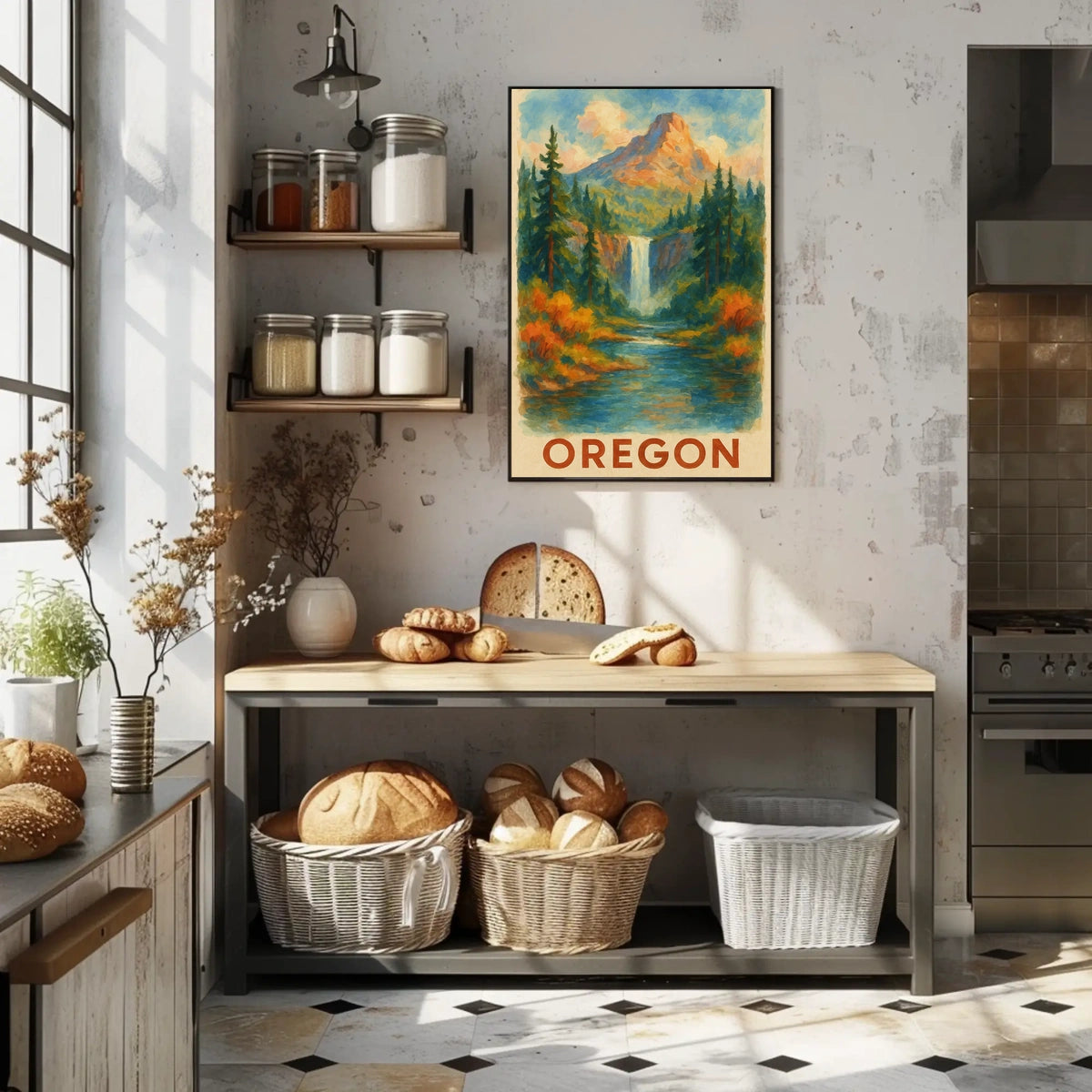 Oregon Scenic Landscape Poster