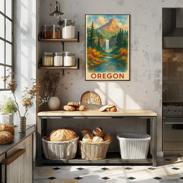 Oregon Scenic Landscape Poster