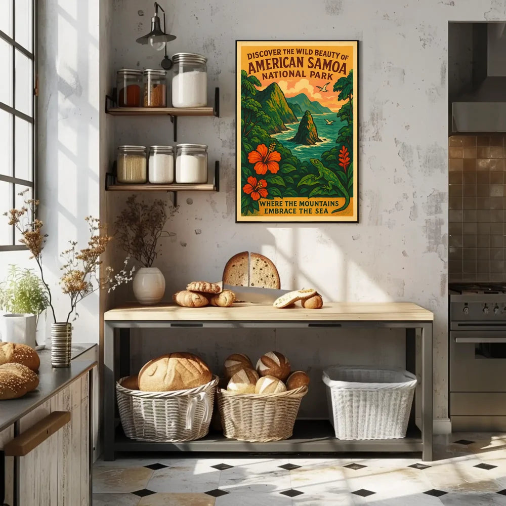 Vibrant Cityscape Skyline Art Poster
