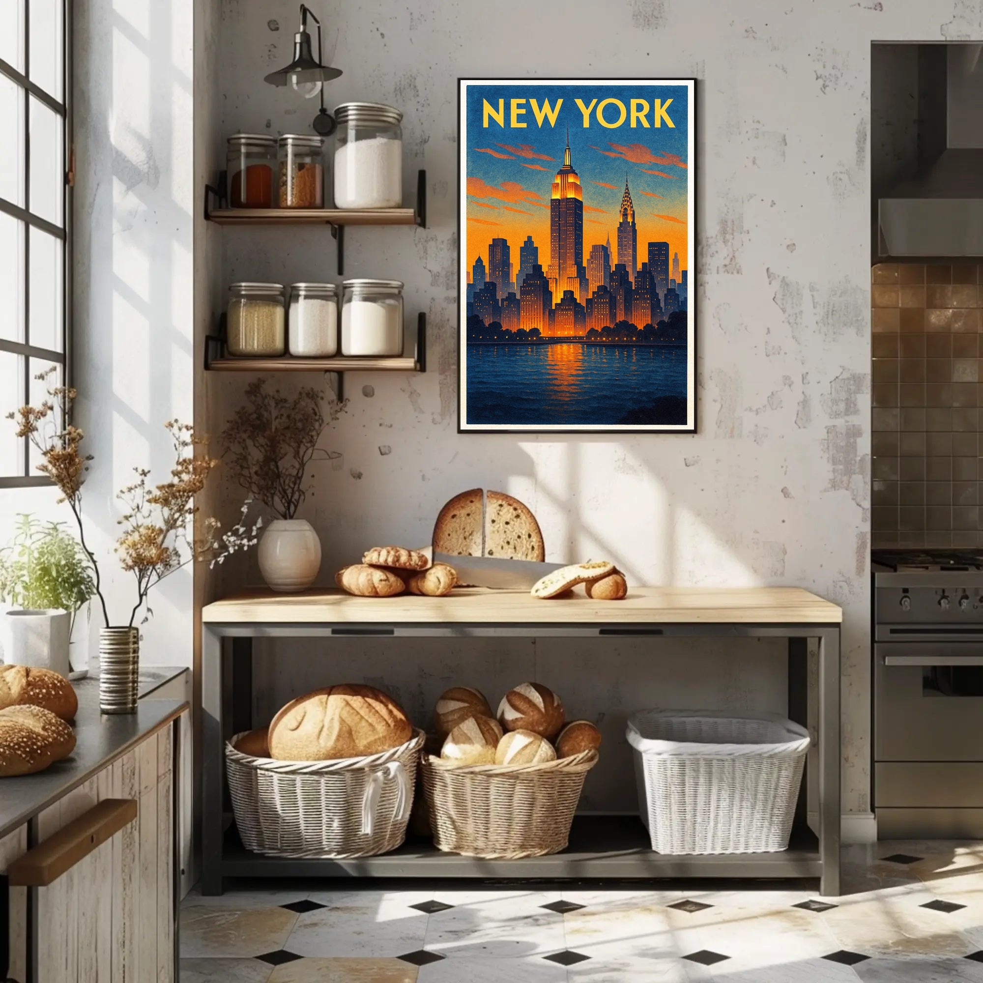 New York City Skyline Poster PosterGoat
