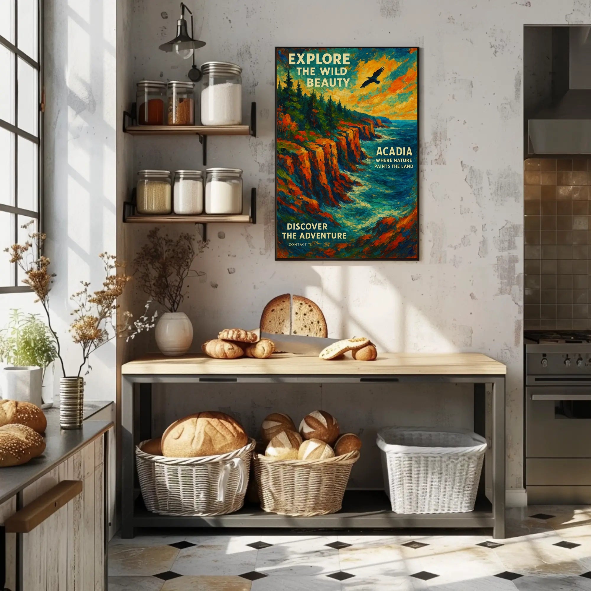 Explore the Wild Beauty of Acadia Poster PosterGoat
