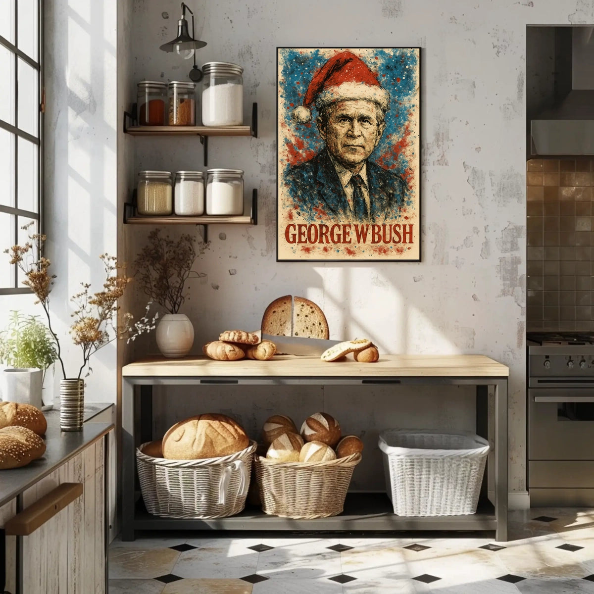 George W. Bush 43rd President of the United States Christmas SeriesPoster