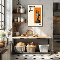 Statue of Liberty Modern Art Cultural Poster