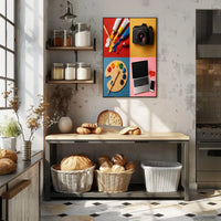 Creative Expression Infusion Artistic Poster