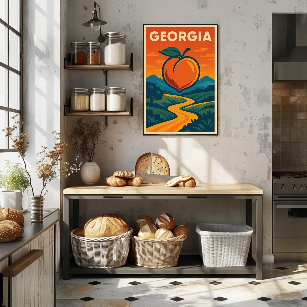 Georgia Peach Poster