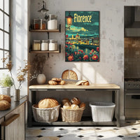 Florence Cathedral Vintage Artistry Poster