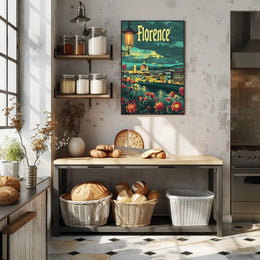 Florence Cathedral Vintage Artistry Poster