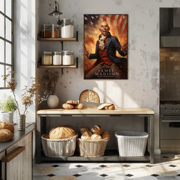 James Madison Patriotic Poster