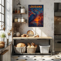 Louisiana Wildlife Poster