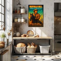 Legendary Wild West Cowboy Adventure Cultural or Heritage Poster