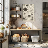 Naples Florida Coastal Serenity Poster Gulf Coast Wall Art