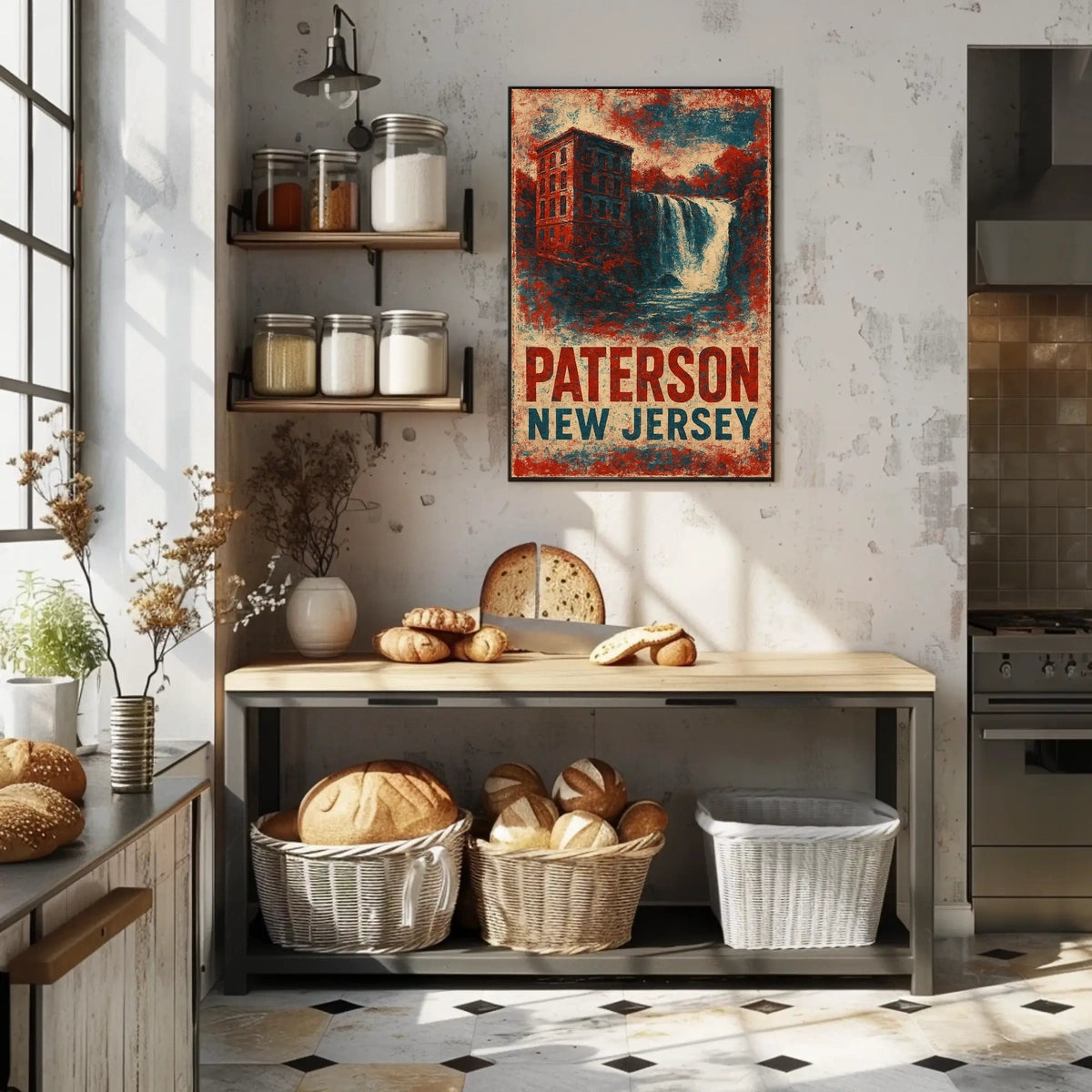 Paterson Heritage Travel Typography Collector Poster