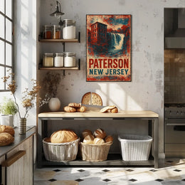 Paterson Heritage Travel Typography Collector Poster