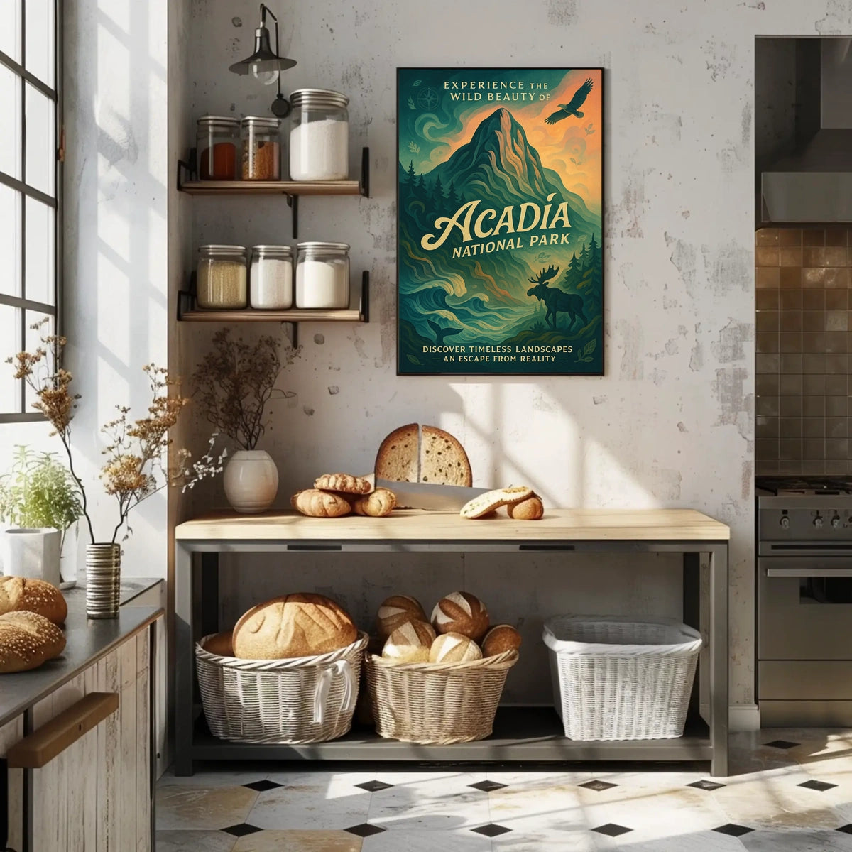 Discover The Beauty Of Acadia Poster