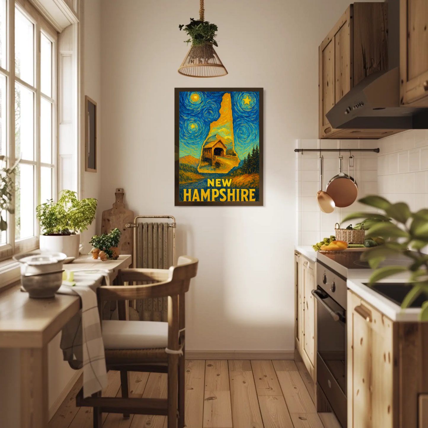 New Jersey Starry Night Poster