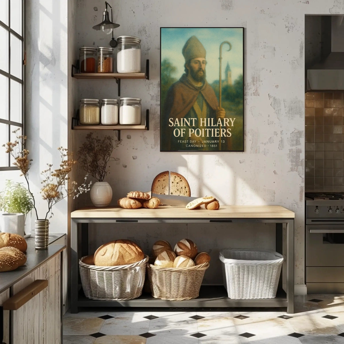 Saint Hilary Of Poitiers Poster