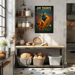 Jim Thorpe The All-American Legend Poster PosterGoat
