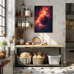 Celestial Nebula Planet Surreal Space Art Poster PosterGoat