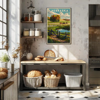 Scenic Landscape of Nebraska Poster