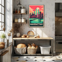 Manhattan Skyline Poster