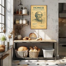 Homer Voice Of Antiquity Poster