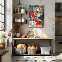 Disco Glamour Retro Poster Wall Art For Decor