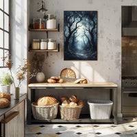 Haunting Mystical Forest Scene Abstract, Artistic, or Pop Culture Poster