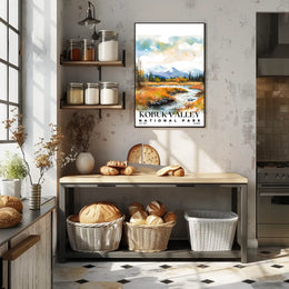 Kobuk Valley Watercolor Wall Art Poster