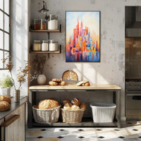 Abstract Cityscape Abstract Poster