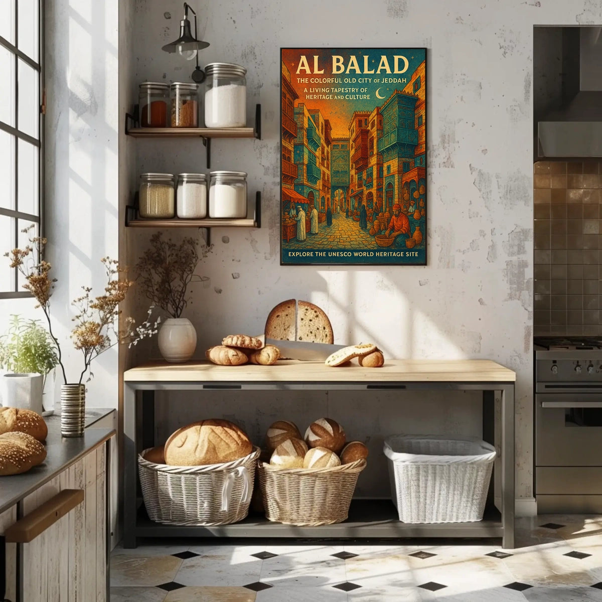 Al Balad The Colorful Old City Of Poster