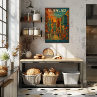Al Balad The Colorful Old City Of Poster