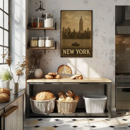 New York City Skyline Poster
